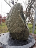 Speckstein; Einzelstck; Brasilien; grn mit tlw. Streifen; 15.510 kg