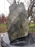 Speckstein; Einzelstck; Brasilien; grn mit tlw. Streifen; 15.510 kg