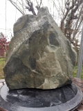 Speckstein; Einzelstck; Brasilien; grn mit tlw. Streifen; 15.510 kg