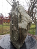 Speckstein; Einzelstck; Brasilien; grn mit tlw. Streifen; 15.510 kg