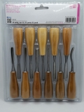 Schnitzwerkzeuge; Efco; 11 tlg.; 14 cm; Holzgriff