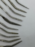 Diamant Riffelfeilen Set; 10 tlg.; 18 cm