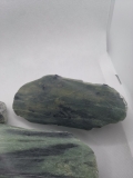Speckstein; aus Indien; trkis; und schwarz; 5 kg