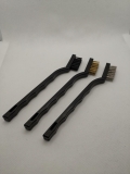 3 er Set Drahtbrsten, Feilenbrsten, Messing, Nylon, Stahl