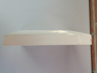 Cremfarbiger Sandstein aus Frankreich, schr�g, Platte, 9.870 kg