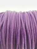 Baumwollkordel; gewachst; 2 mm; Aubergine, 1 Meter