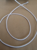 Baumwollkordel; gewachst; wei; 2 mm; 1 Meter