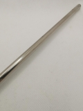 Edelstahlstab; halber Meter lang; 8 cm Durchmesser