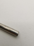Edelstahlstab; halber Meter lang; 8 cm Durchmesser