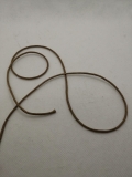Baumwollkordel; gewachst; 2 mm Durchmesser; Sandfarben; Meterware