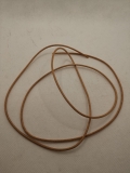 Lederriemen; Naturlederriemen; 2 mm Duchmesser; 1 m lang; Farbe Natur