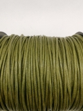 Baumwollkordel; gewachst; 2 mm Durchmesser; olivgr�n; laufender Meter