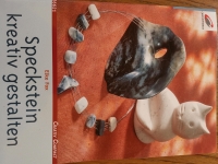 Kreativ Set; gebr. Buch; Werkzeug; Schleifmittel; Politur; Speckstein