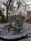Speckstein; Einzelstck; aus Indien; Grn; Fantasie; Mix; 6.610 kg
