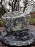 Speckstein; Einzelstck; aus Indien; Grn; Fantasie; Mix; 6.610 kg