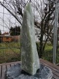 Speckstein; Einzelstck; aus Indien; Zitronengrn; 12.260 kg