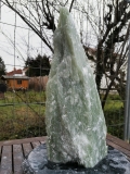 Speckstein; Einzelstck; aus Indien; Zitronengrn; 12.260 kg