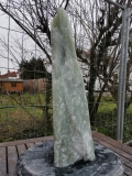 Speckstein; Einzelstck; aus Indien; Zitronengrn; 12.260 kg