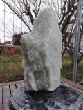 Speckstein; Einzelstck; aus Indien; Zitronengrn; 17.880 kg