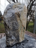 Speckstein; Einzelstck; aus Indien; Grn Mix; tlw. gelb; tlw. schwarz; 14.760 kg