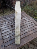 Alabaster, Scheibe, Transparent mit Maserungen, 11.830 kg