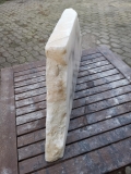 Alabaster, Scheibe, Transparent mit Maserungen, 11.830 kg