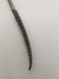 Raspel; spitze gebogene Vogelzunge; 20 cm; Holzgriff