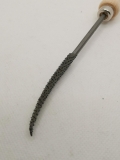 Raspel; spitze gebogene Vogelzunge; 20 cm; Holzgriff
