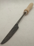 Raspel; Messerform; 20 cm; Holzgriff