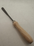 Raspel mit breiter runder Vogelzunge; 20 cm; Holzgriff
