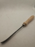 Raspel mit breiter runder Vogelzunge; 20 cm; Holzgriff