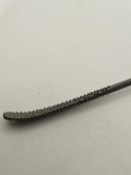 Raspel; schmale gebogene Vogelzunge; 20 cm; Holzgriff