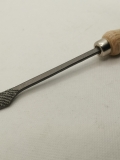 Raspel; gebogene Messerraspel; 20 cm; Holzgriff
