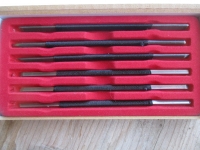Werkzeug Set; Feilen; Meiel; Trockenschleifpapier; Farbintensivierer
