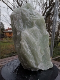 Speckstein; Einzelstck; aus Indien; Zitronengrn; 17.300 kg
