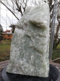 Speckstein; Einzelstck; aus Indien; Zitronengrn; 17.300 kg