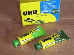 Klebstoff, Uhu Plus Schnellfest; 2 x 15 ml