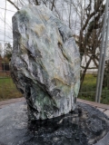 Speckstein; Einzelstck; aus Indien; Fantasie Grn Mix; 6.690 kg