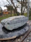 Speckstein; Einzelstck; aus Indien; Fantasie Grn Mix; 6.690 kg