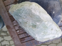 Speckstein; Einzelstck; aus >Indien; Fantasie Grn Mix; 8.120 kg