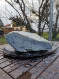 Speckstein; Einzelstck; aus >Indien; Fantasie Grn Mix; 8.120 kg