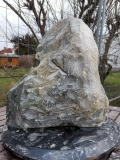 Speckstein; Einzelstck; aus Indien; in Grn Fantasie mix; 13.600 kg