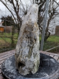 Speckstein; Einzelstck; aus Indien; in Grn Fantasie mix; 13.600 kg