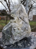 Speckstein; Einzelstck; aus Indien; in Grn Fantasie mix; 13.600 kg