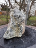 Speckstein; Einzelst�ck; aus Indien; schwarz-t�rkis; 10.960 kg