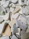 Speckstein- Amulettsteine; Kunterbund aus unserem Sortiment; 1 kg