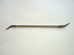 Diamant-Riffelfeile, rundspitz, gebogen 18 cm