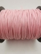 Baumwollkordel; gewachst; 2 mm Durchmesser; rosa; laufender Meter