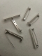 Broschennadel; selbstklebend; silberfarbig; 40mm; 5 Stck
