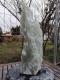 Speckstein; Einzelstck; aus Indien; Zitronengrn; 14.650 kg; mit Mineralieneinschluss